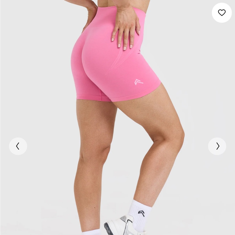 NWT Oner Active EFFORTLESS SEAMLESS SHORTS Peony Pink S